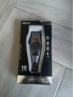 Vivitar Hair & Beard Clipping Kit Stainless Steel Grey/Black