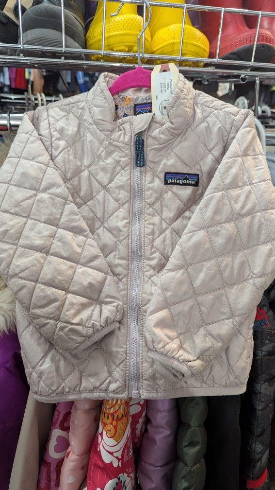 Patagonia Girls Rain Coat Jacket Size 2T