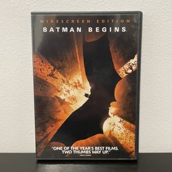 Batman Begins DVD Movie DC Comics Christopher Nolan Cillian Murphy CIB 2005