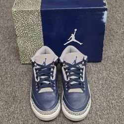 Nike Air Jordan Retro 3 Georgetown Men's Size 8 CT(contact info removed)