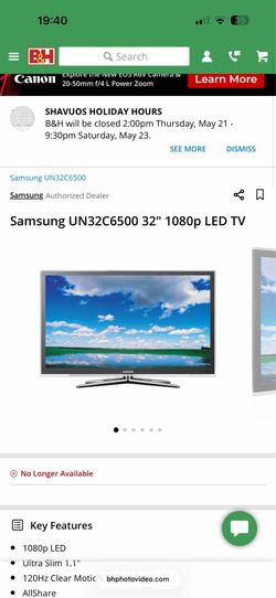 Works well! Samsung 32in TV 1080p 120Hz LED-LCD HDTV