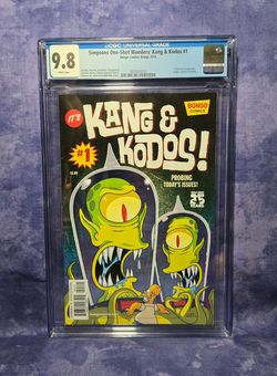 Simpsons One Shot Wonders Kang & Kodos #1 2014 CGC 9.8 WP