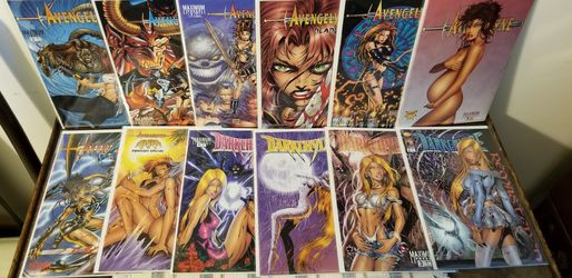 Darkchylde and Avengalyne comic books 12 books