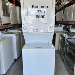 Kenmore Stackable Washer Dryer