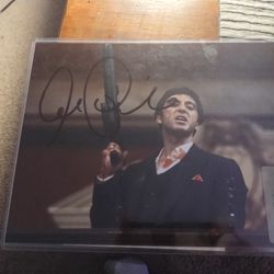 #17 Al Pacino large Autographed Scarface Photo 