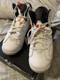 Jordan 6 Retro Infrared White 2014 (GS) Size 5 Condition 9/10 $190