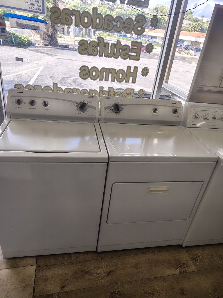 Kenmore Top Load Washer Gas Dryer Heavy Duty Super Capacity In Excellent Working Condition
