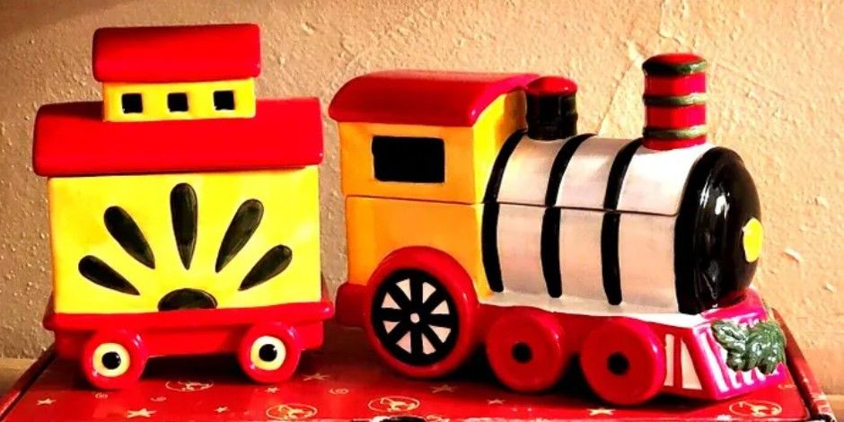 Pfaltzgraph 1999 Heritage Train Cookie Candy Jar