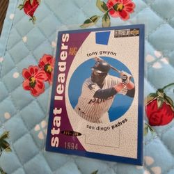 Tony Gwynn Baseball Cards Lot 