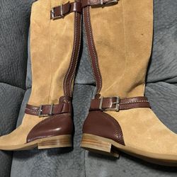 Alex Marie Davian Chestnut Beaded Boots size 7M