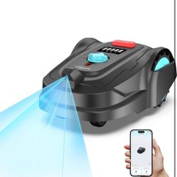 M800Plus GPS+Vision Cordless Robot Lawn Mower with Bow-Shaped Path Mowing, APP Control, Robotic Lawnmower with Obstacle Avoidance, Auto-Charging, Heig