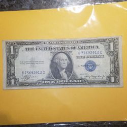 1935-A SILVER CERTIFICATE BLUE SEAL!!
