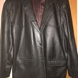 Men’s Fashion Leather Coat Jacket