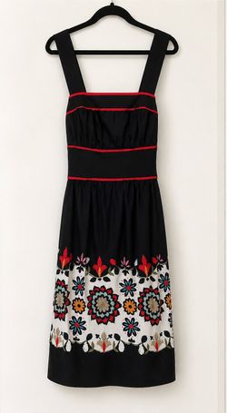 NWT Speechless Dress 3JuniorsBlackCotton Floral Kaleidoscope Border Print Summer