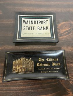 Two Vintage Ash Trays