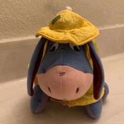 Disney Eeyore Plush 8" long 6" Wide