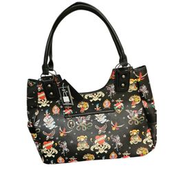 ED HARDY Tote Bag Tattoo Print * NEW 