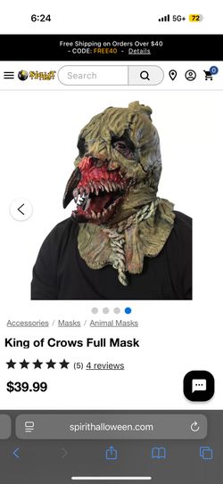 King Of Crows Mask