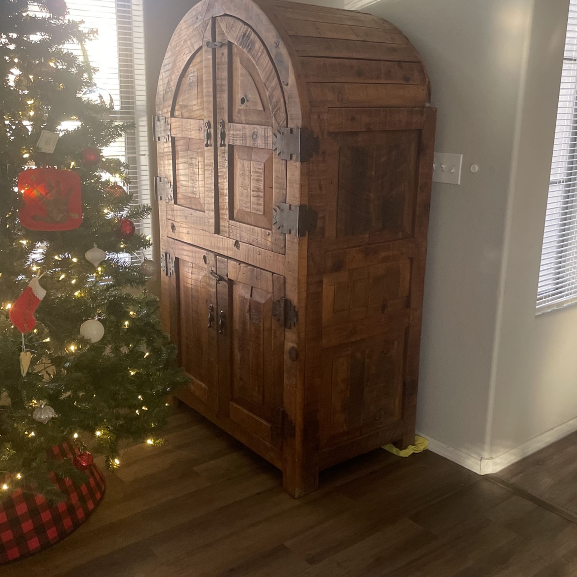 Rustic Wood Armoire for Sale in Mesa, AZ OfferUp