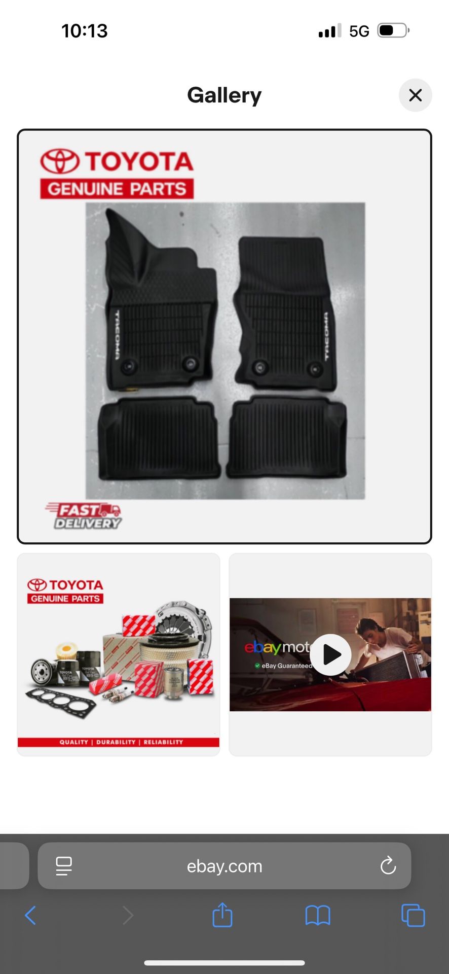 Floormats For A Toyota Tacoma 2024 And 2025