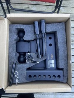 Govlvet Adjustable Trailer Hitch, 2.5" Drop Hitch, 8" Rise/Drop, Dual Ball (Sealed)
