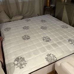 Free KING MATTRESS WITH BOX SPRING 