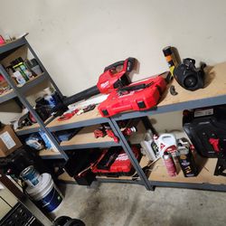 Work Table And Shelves 