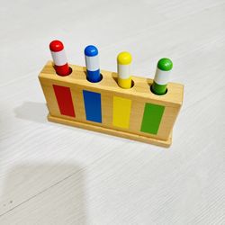 Montessori Pop Up Toys, toddlers, wooden