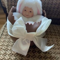 Baby Bunny In Easter Egg