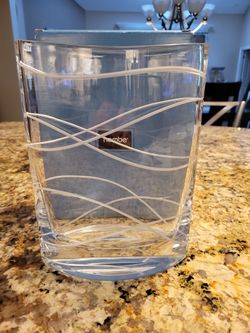 Nambe Crystal Vase