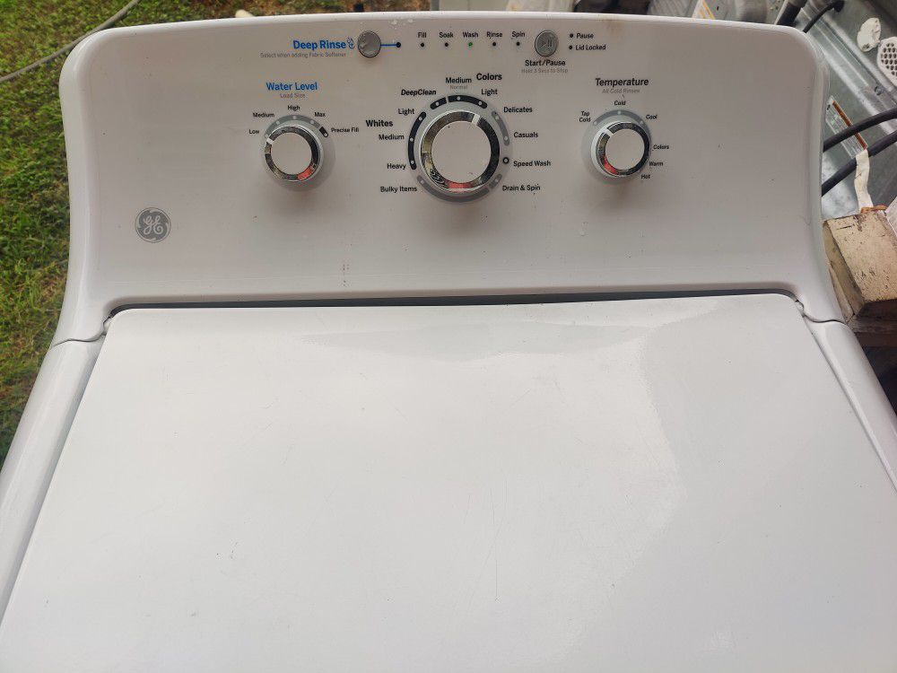 GE washer $285 Huge Stainesss K I N G.   CAPACITY tub