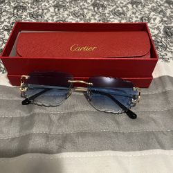 Cartier Blue Sunglasses 