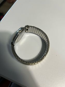 Silver Tone Watch with Expansion Bracelet