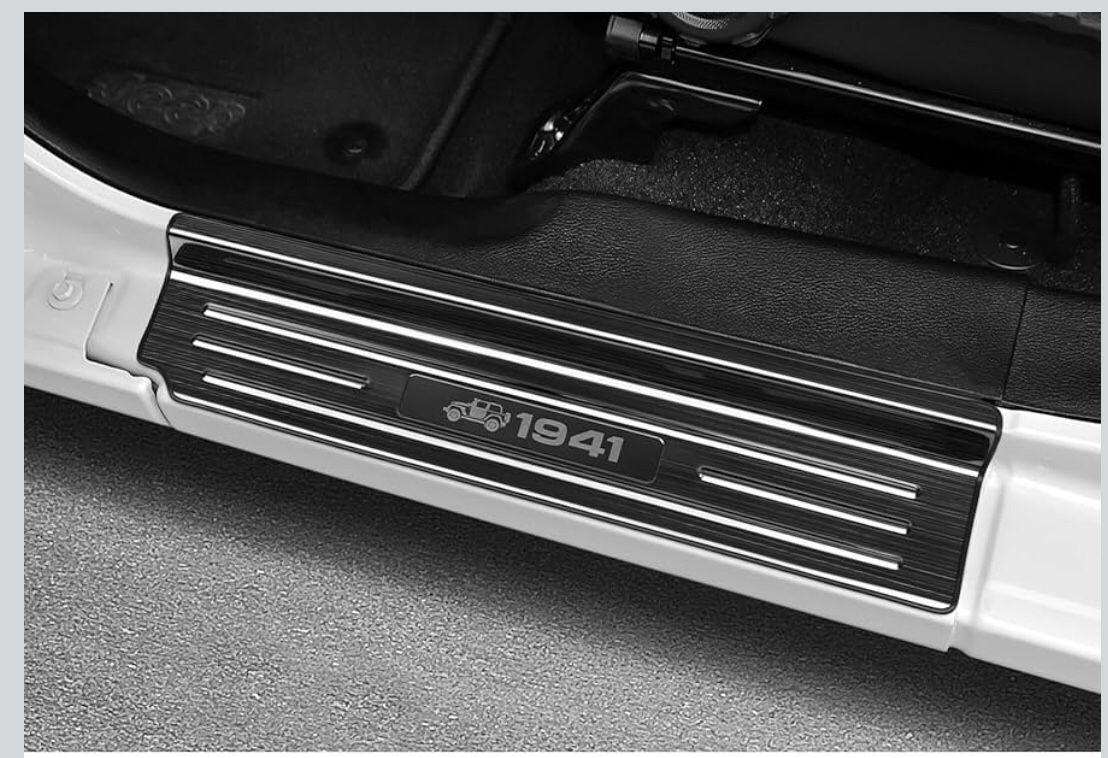Door Sill Protector for Jeep Wrangler Driver only -1p