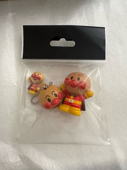 Everything for $1, Rare Vintage 2006 Japan Anpanman Finger Puppet/ Keychain/ Mini Figure, Anpanman Toys, Excellent Condition, Purchased in Japan