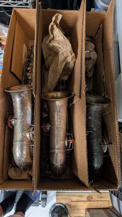 Alto saxophone lot for parts or restore
