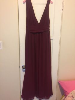 Lulus burgundy dress