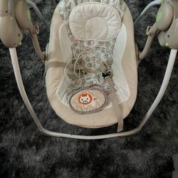 Infant Swing With Adapter Charger
