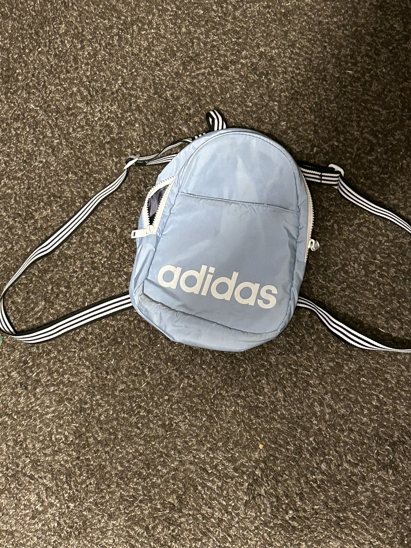 Adidas Mini Quilted Backpack with Adjustable Straps - Lightweight & Compact Bag