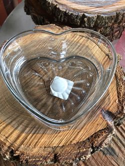 Heart shaped candy dishes