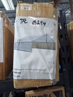 Shelterlogic 30' x 30' canopy enclosure kit
