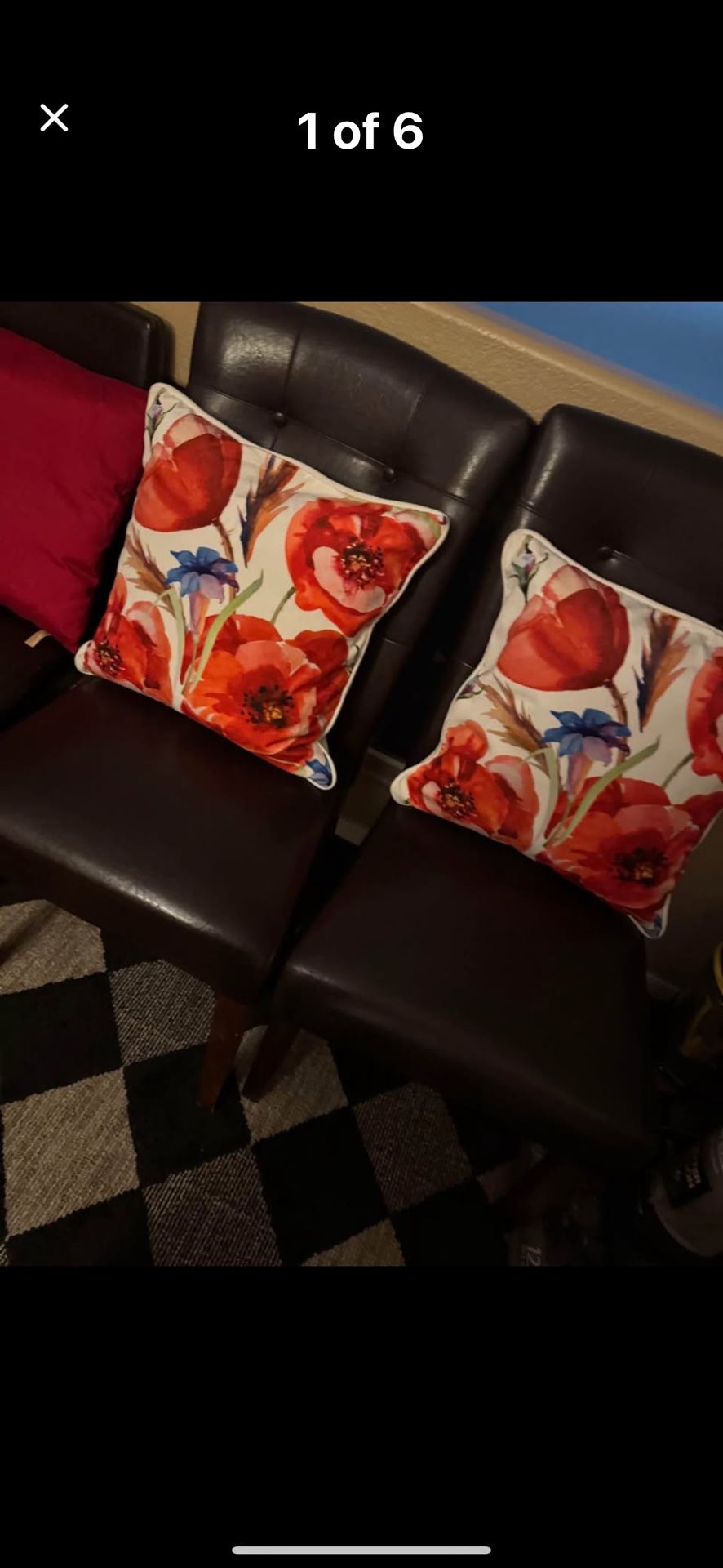 2 Beautiful Throw Pillows Like New $10 For Both Gilbert And Ray Rd. Check All Pics And Offers.