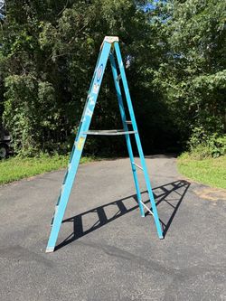 Werner 8’ Fiberglass Electro Master Ladder 250lbs Capacity