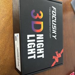 3D night light. Brand new.