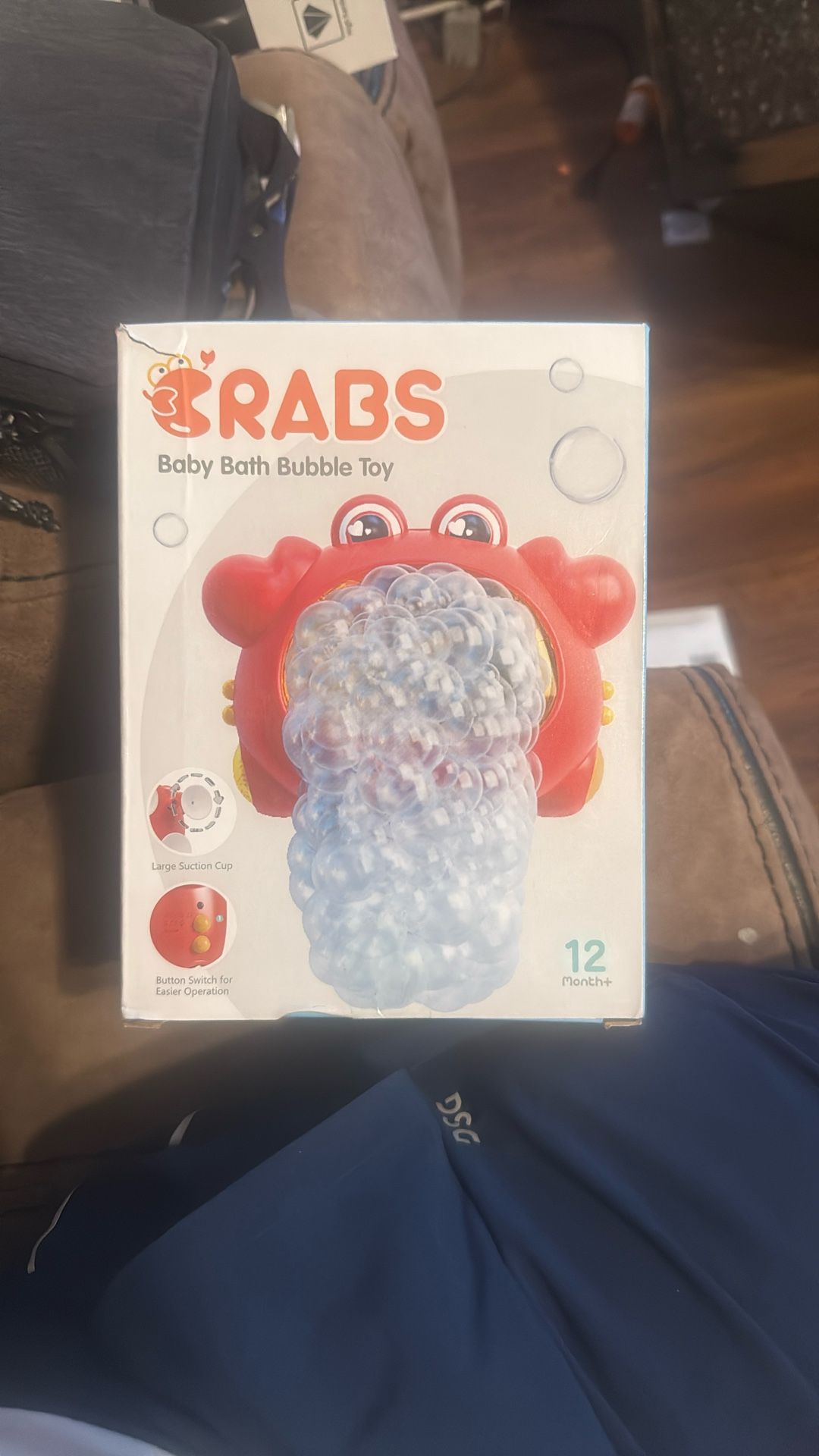 Crabs, baby bath bubble toy