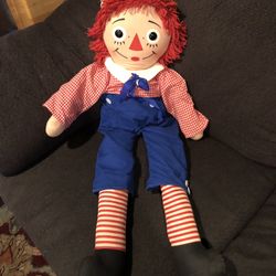 Raggedy Andy Doll Approx 32” Tall