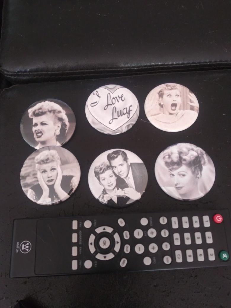 I Love Lucy Set Of 6