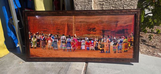 Framed Native American Print