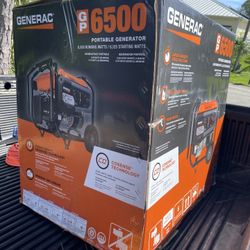 *NEW IN BOX* 	Generac GP Series 120/240 V Gas Portable Generator 6500 W
