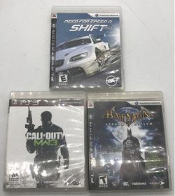 Lot of 3 PlayStation 3 games 